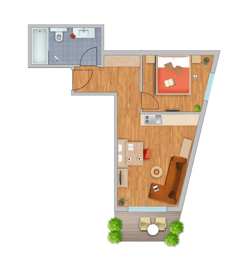 Residenz Fliana Deluxe Apartment Mathon Exterior photo